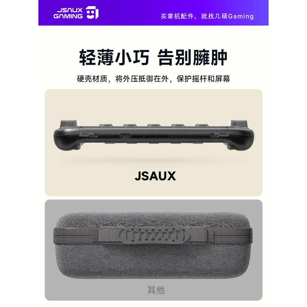 JSAUX JSAUX switch2 Caixa de bolsa de armazenamento Capa transparente com tudo incluído Adequado para Nintendo switch2 C