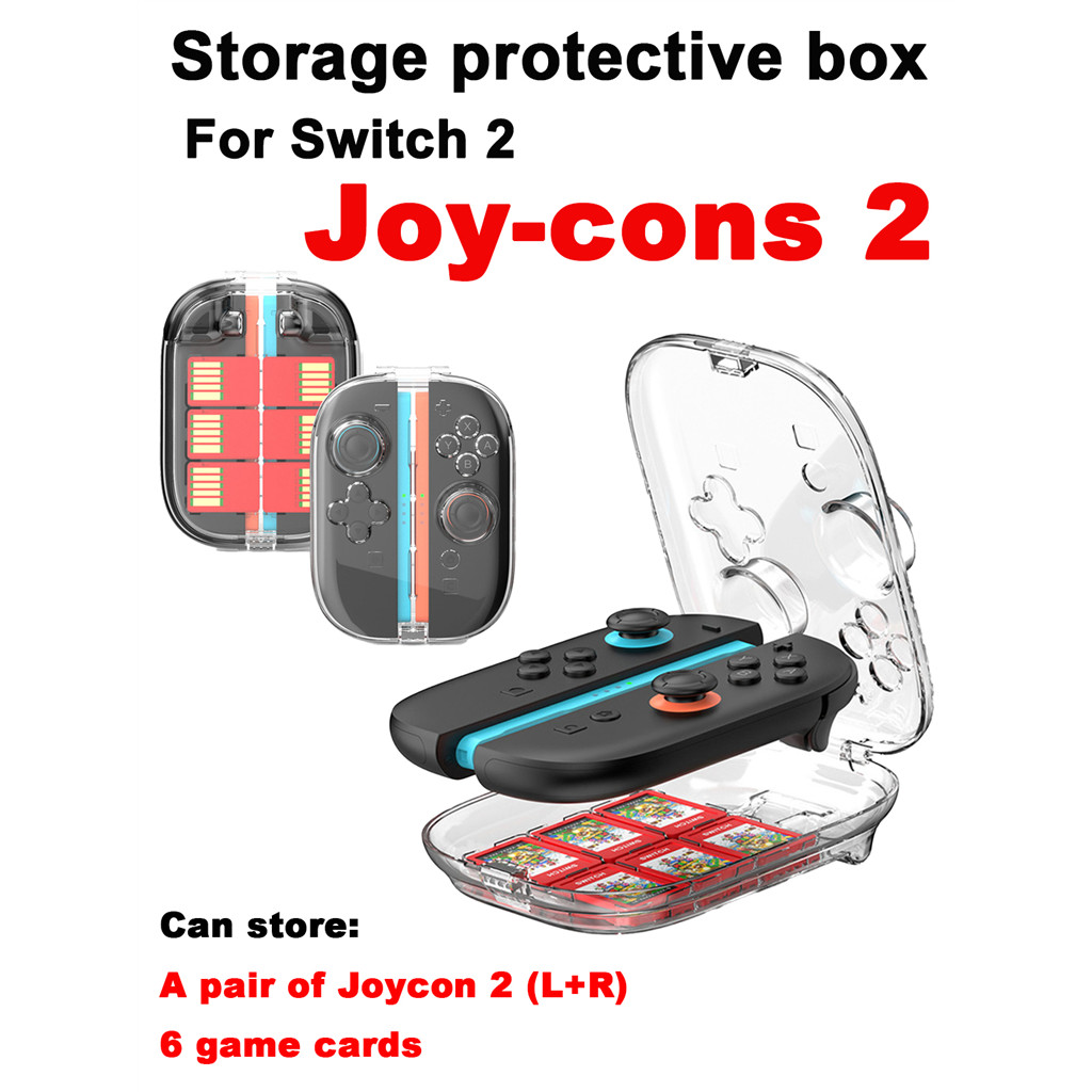 Caixa De Armazenamento Portátil Joycon2 PC Para Nintendo Switch2 Joycon2 , Capaz De Armazenar 2 Joycon2 (L + R) E 6 Cart