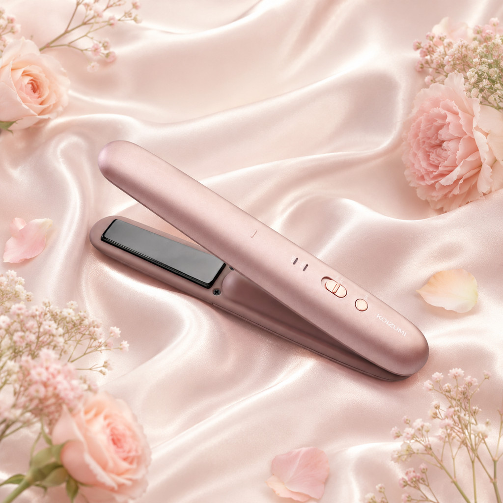 Koizumi Hair Iron Straight Cordless USB Rechargeable International Compatibility 2-Level Temperature Control Portable Co