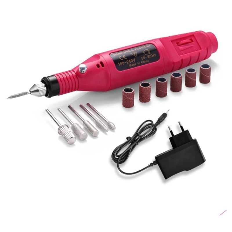 Lixadeira de Unhas Elétrica com Broca e Motor Bivolt