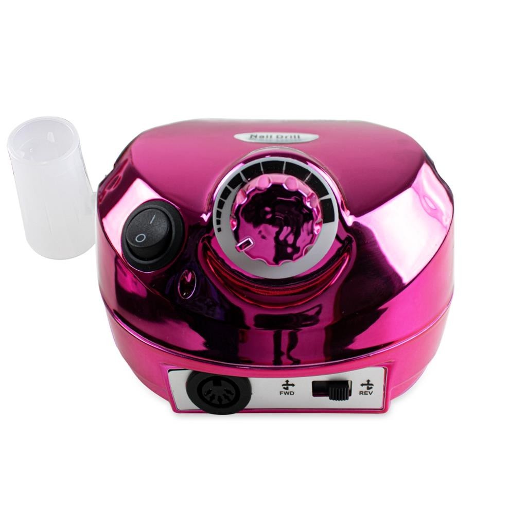 Lixadeira Motor Elétrica Unhas Nail Drill Porquinho Bivolt Manicure Designer Gel Fibra Tips F1 Salão