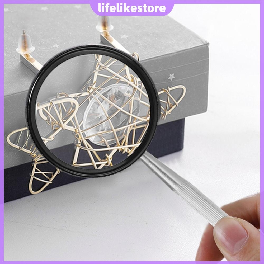 Lupa 35x Ferramenta Portátil De Leitura De Moedas De Vidro Óptico Para Amadores E Colecionadores [lifelikestore.br]