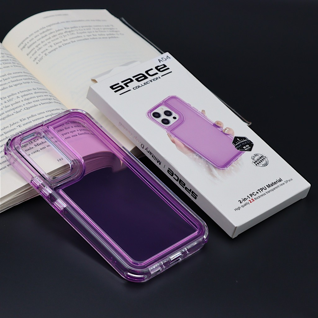 Capa Anti-Impacto Space Collection Colorida para Galaxy A54