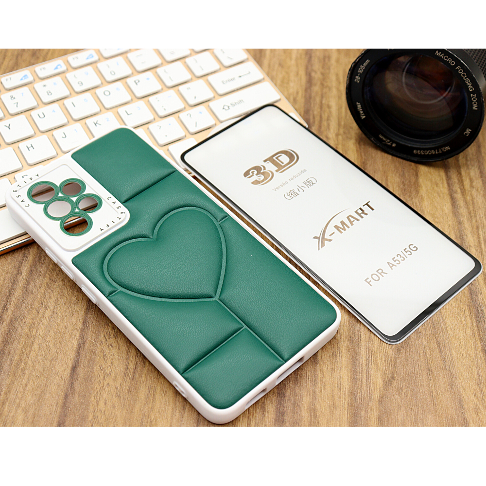 Capa Puffer Acolchoada Galaxy A53 Com Película 3D