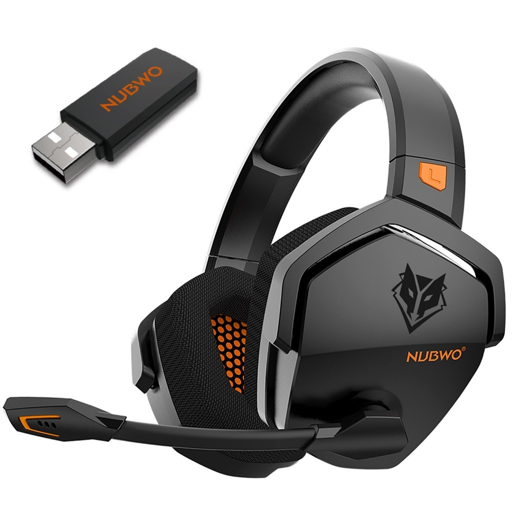 Fone De Ouvido Para Jogos NUBWO-G06 Cancelamento De Ruído , Fones Bluetooth Com Microfone , Latência Ultra Baixa , Adequado PS5 , PS4 , XBOX , PC , Mac , 2.4GHz