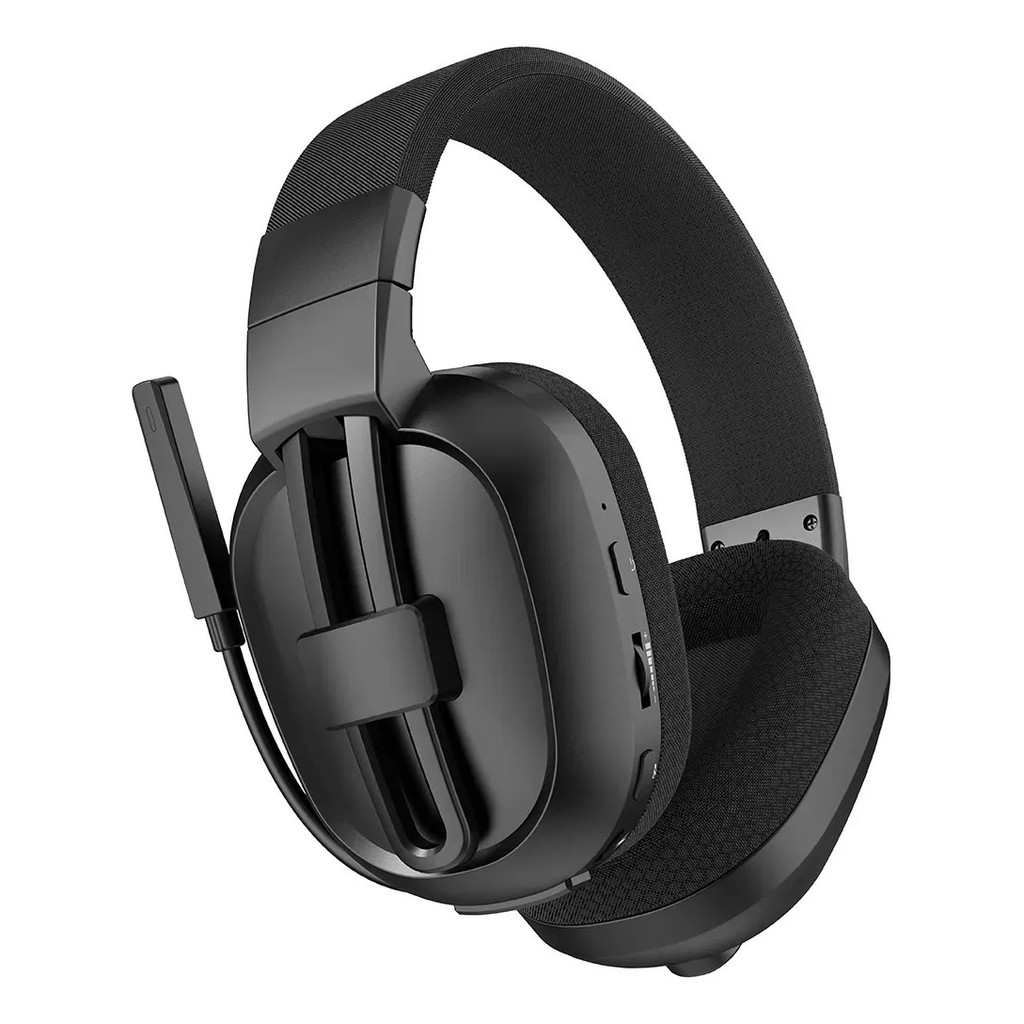 Headset Gamer Sem Fio Tri Mode Bluetooth 2.4ghz Wireless Com Microfone Fone De Ouvido Pc Ps4 Ps5 Fire Phoenix Bk-l80 Pro
