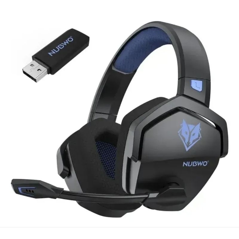 Headset Gamer G06 Sem Fio Bluetooth 5.3 e USB 2.4GHz com Microfone para PC, PS5, PS4, Celular e Switch
