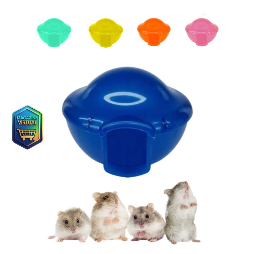 Casinha Toca Ninho Modelo Iglu Para Hamster, Esquilo, Ratinho E Gerbil