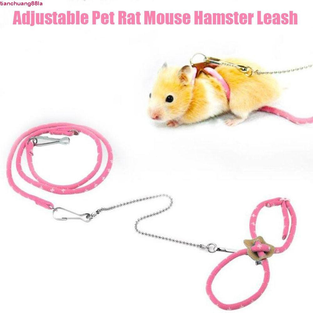 Trela De Hamster TIANCHUANG Para Rato Esquilo Chinchila Pequena Corda De Náilon Bonito Gerbil Adorável Colete De
