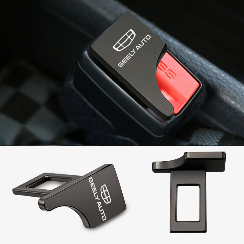Universal Car Seat Belt Buckle Vehicle mounted Safety Belt Clip Accessories Compatible With Geely Boyue Haoyue Vision X3
