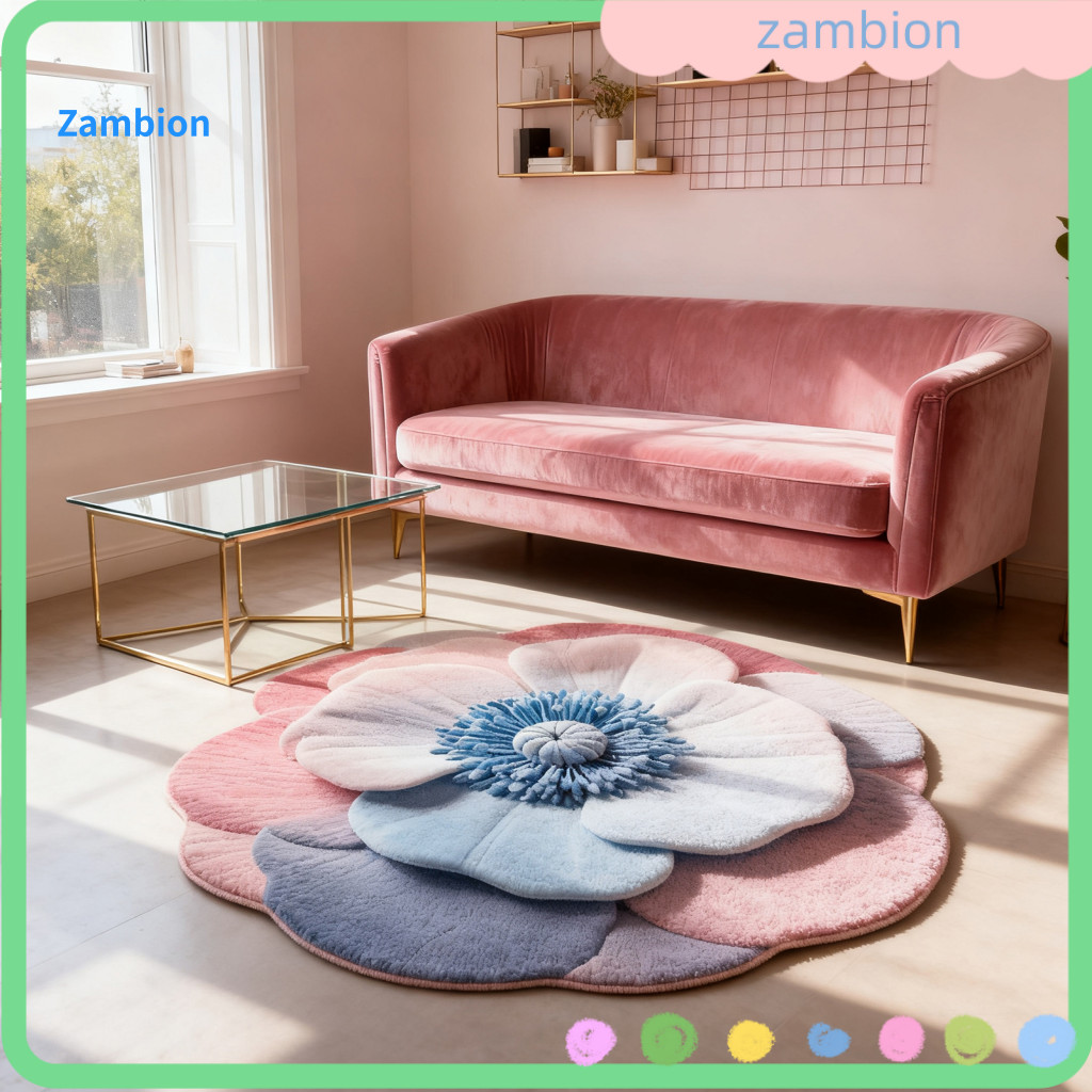 Quick Dry Floral Floor Mat Anti-slip 3d Bath Non-slip Absorbent Rug for Bathroom Room Bedroom Entrance – Realistic Flo