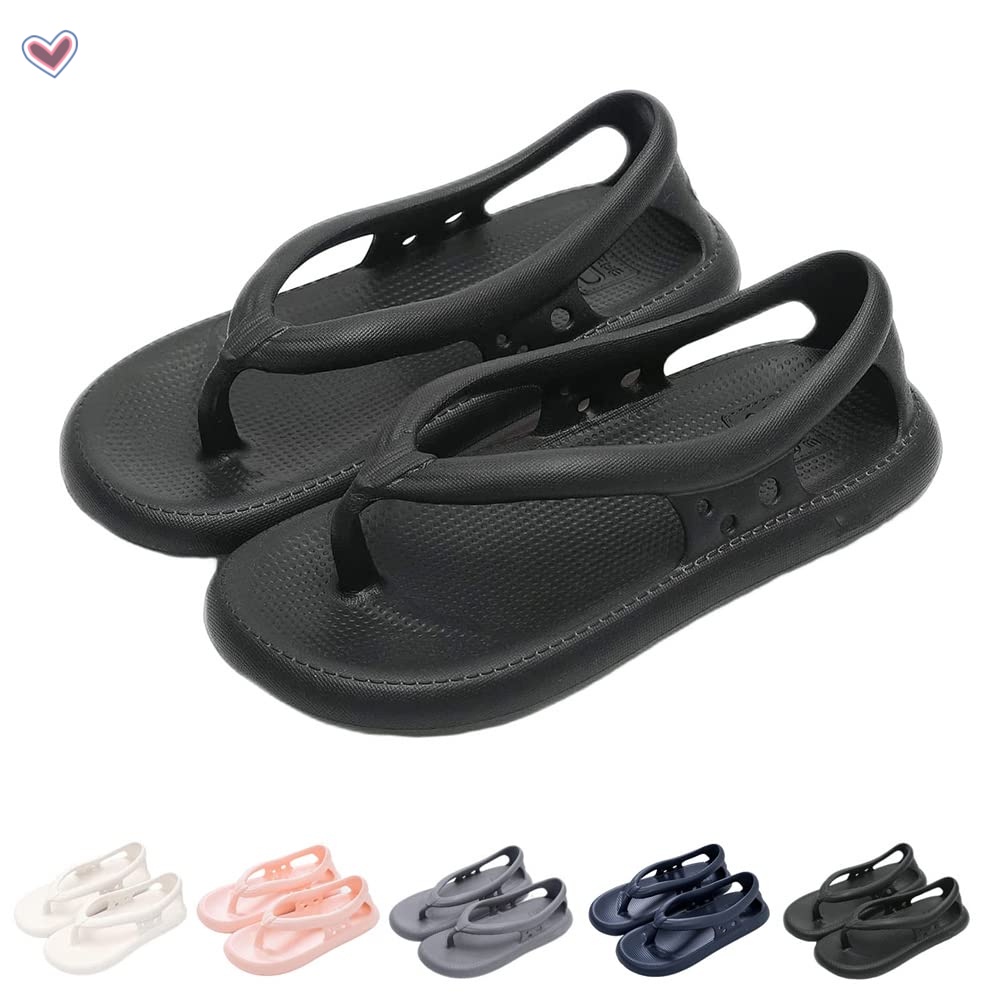 Sandálias Bazuo , Novos Slides Para Mulheres E Homens , EVA Thick Sole Non Slip Quick-Dry Flip-Flop