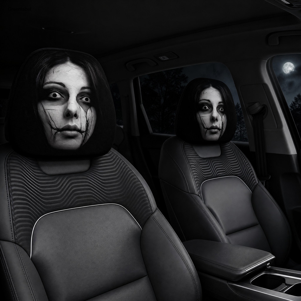 Unique Horror Theme Design - Add personality to your car interior with unique fun horror cartoon graphics Perfect for t