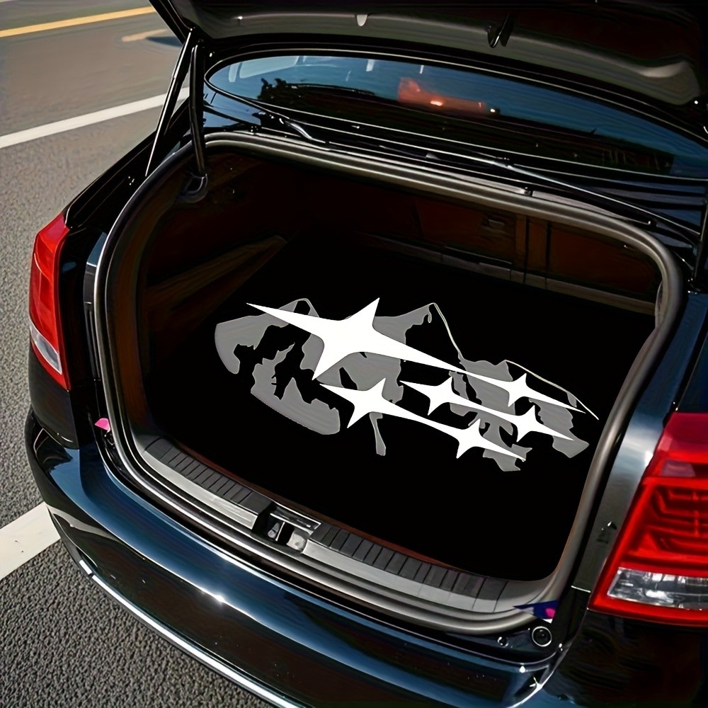 Adequado para tapete de porta-malas de carro Subaru Star Mountain Design, encaixe perfeito e fácil manutenção, muito ade