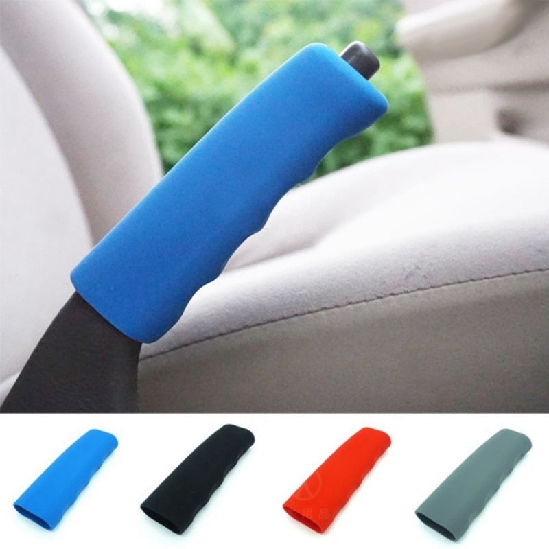 DK Design Ergonômico Capa De Freio De Mão Soft Silicone Antiderrapante Protetor De Aperto De Alavanca Universal Para Car