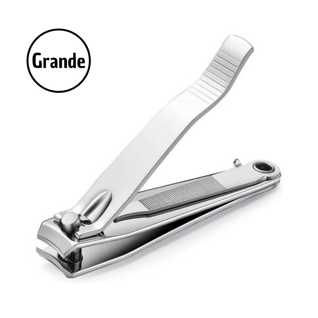 Cortador De Unha Grande Com Lixa Aço inox Manicure Pedicure