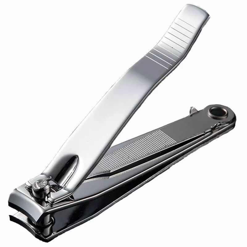 Cortador de Unhas Grande  Inox Pé e Mão com Lixa Prático