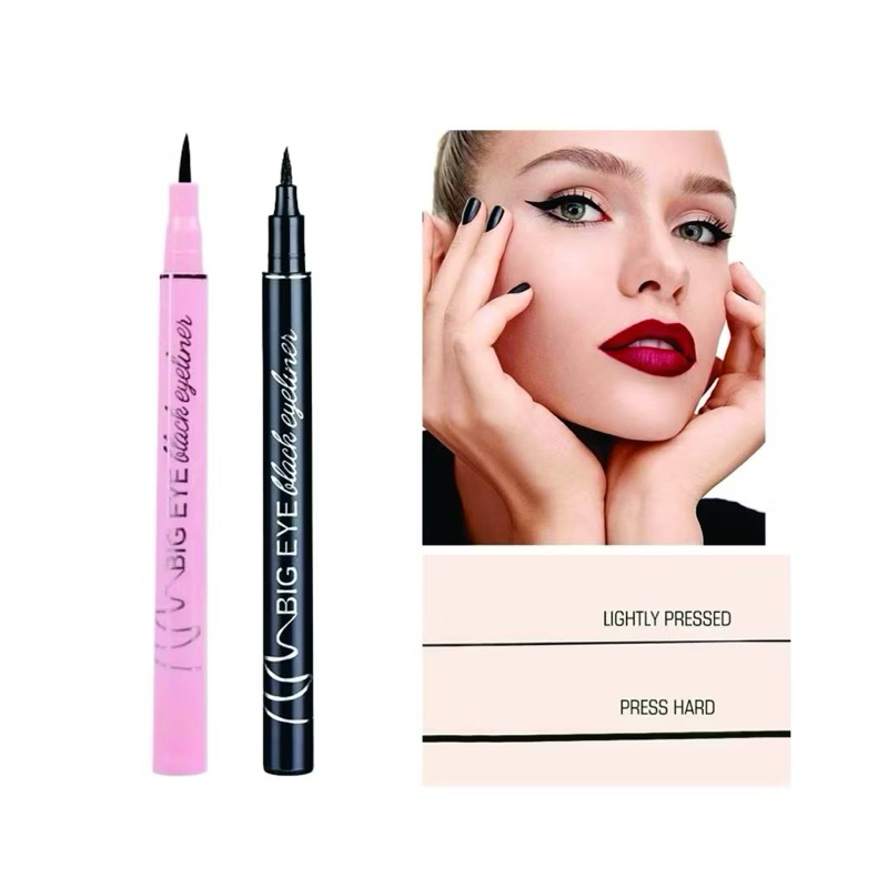 Deniliador  liquido preto Delineador liquido caneta  À Prova D'água Longa Duração - Big Eyes Eyeliner make
