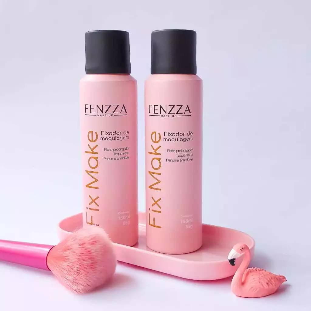 Fixador de Maquiagem Fenzza Fix Make 💖 Spray Matte Toque Seco – Longa Duração