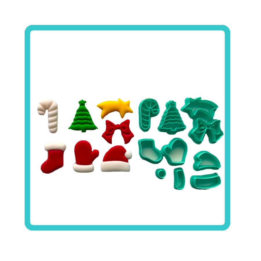 Kit cortador Natal Para Docinho e Doces Personalizados Decorados 3CM