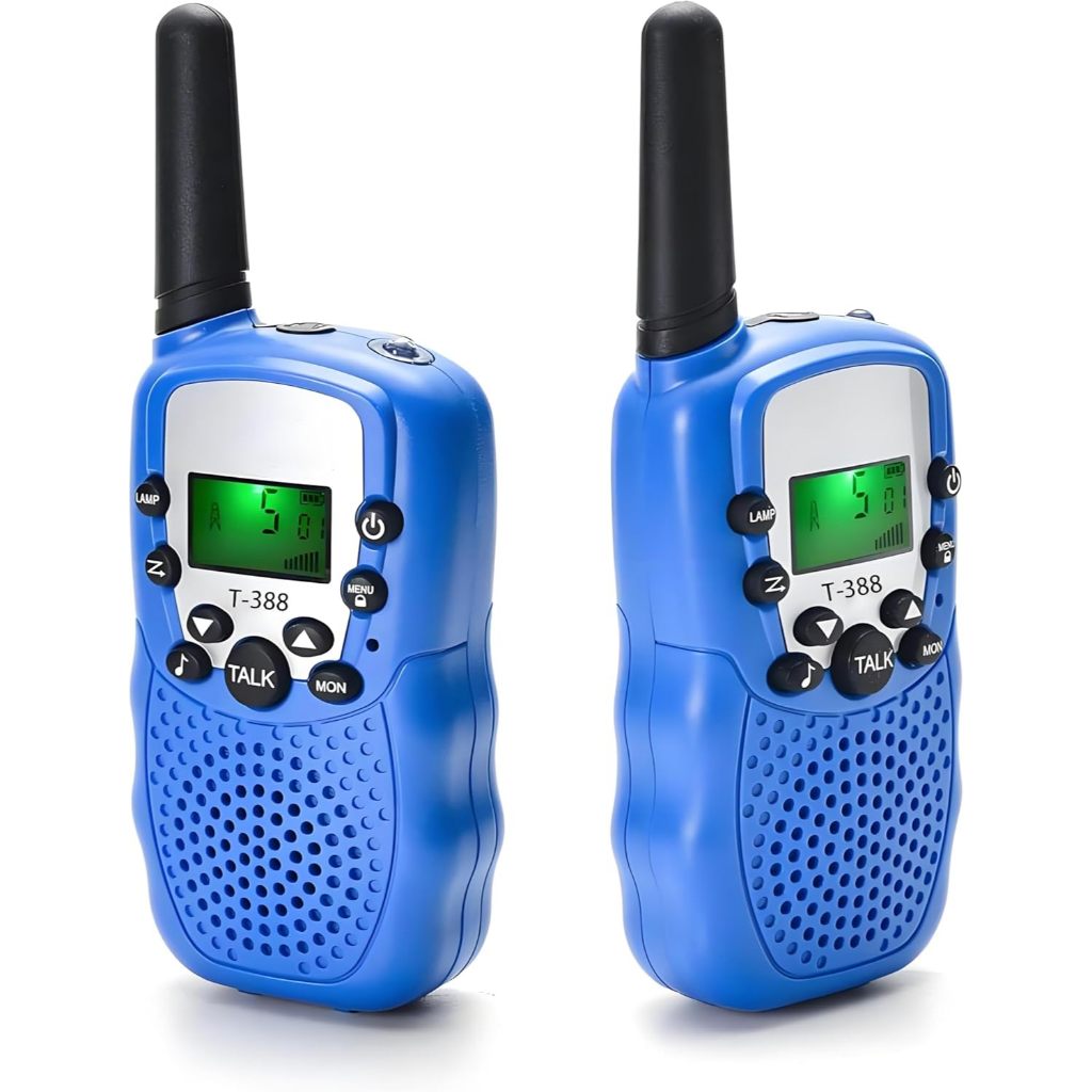 Walkie Talkies Infantis T388 Mini Rádios De 2 Vias Para Meninos E Meninas 22 Canais FRS UHF 462-467 Mhz Frequência-1 Par