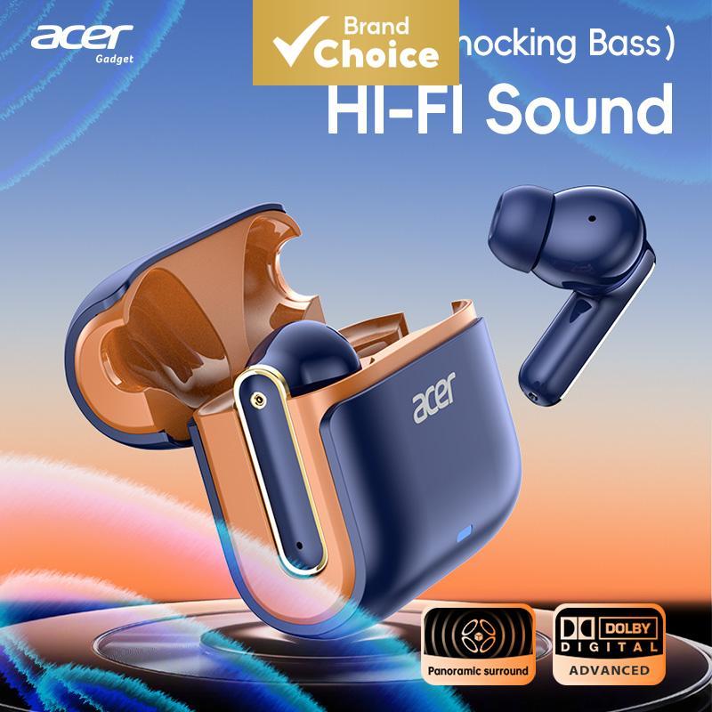 Acer OHR637 Fones De Ouvido Bluetooth Earpods Sem Fio Com Microfone 10mm Driver Dinâmico 32 20Hz-10KHz De Frequência Par