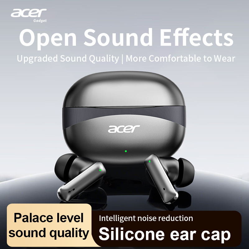 Acer OHR750 Fones De Ouvido Sem Fio Bluetooth Com Microfone Tipo-C Earpods 29 Impedância 50Hz-20KHz Ampla Frequência Par