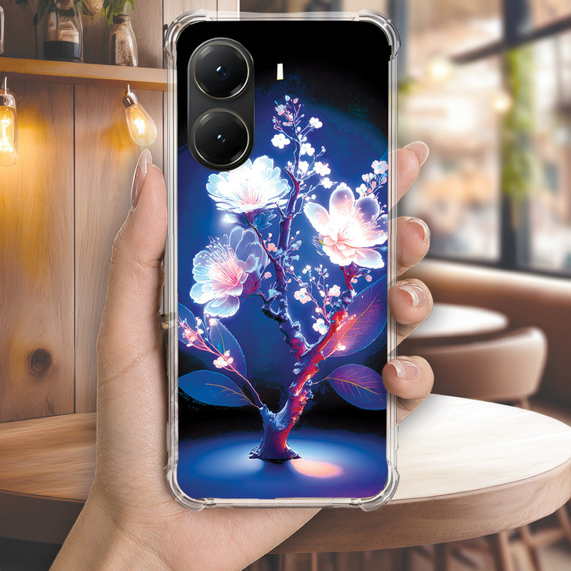 Capa Capinha REDMI A3 XIAOMI MI 13 LITE 12 11 POCO X7 PRO X6 X5 Anti-impacto Personalizada natureza FLOR COLORS (4212)