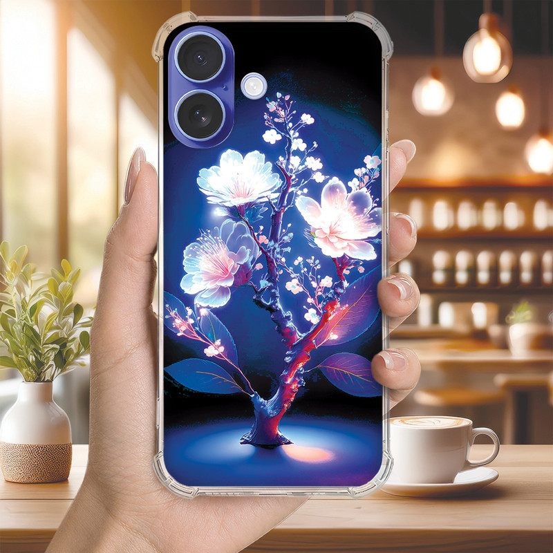 Capa Capinha IPHONE 17 PRO MAX 16 15 14 13 Anti-impacto Personalizada natureza FLOR COLORS (4212)
