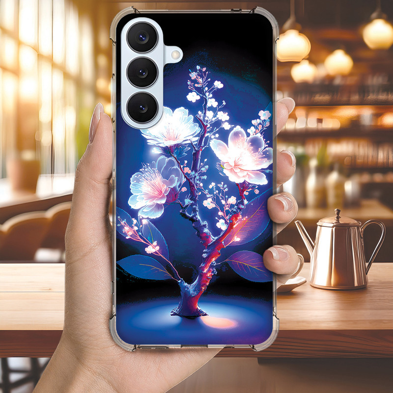 Capa Capinha GALAXY A72 A71 A70 A56 A55 A54 A53 A52 A51 A50 A36 Anti-impacto Personalizada natureza FLOR COLORS (4212)