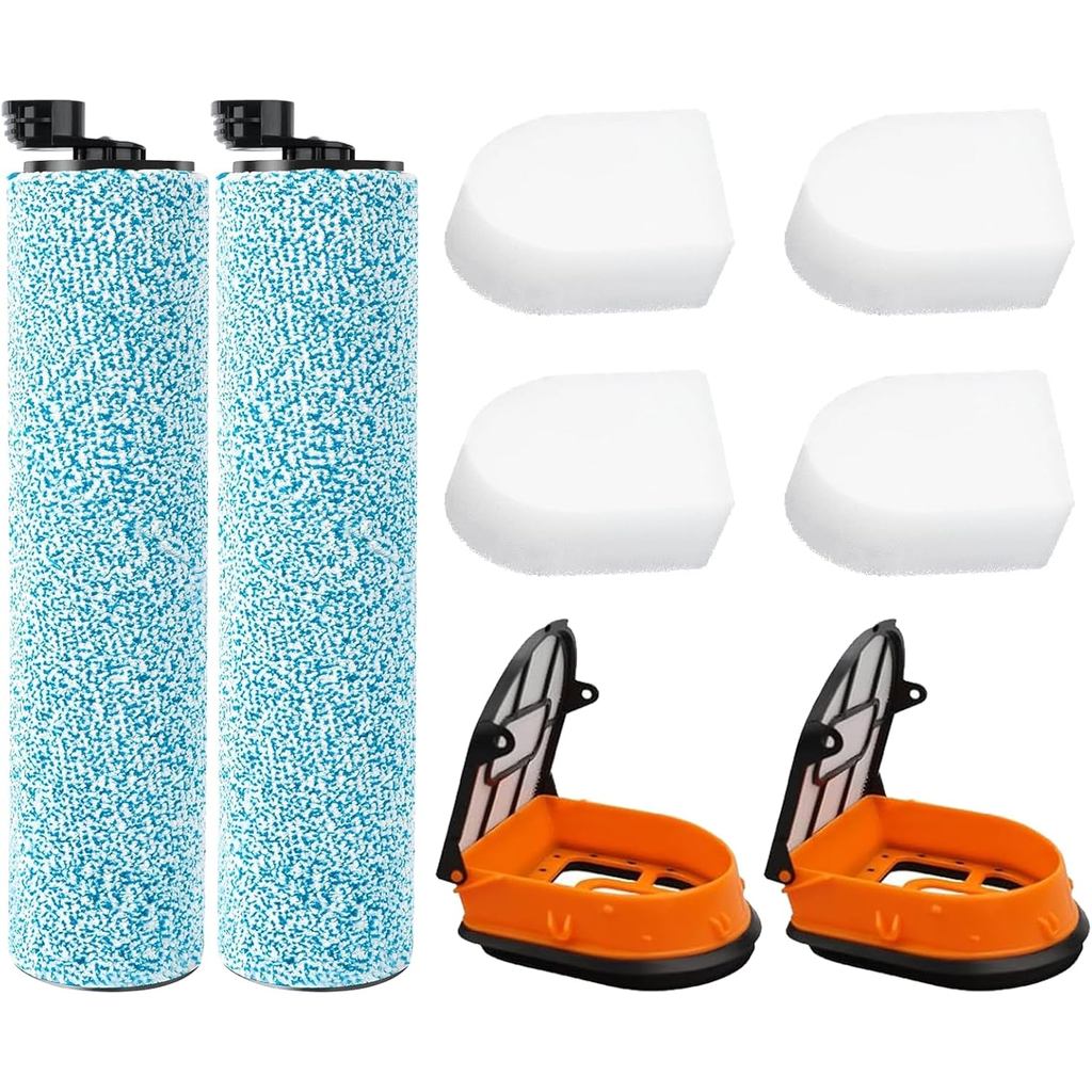 Rolo de escova e filtro WD161 para aspirador Shark HydroVac compatível com Shark WD161 WD261 AW261 e WD101 WD201 WD100 W