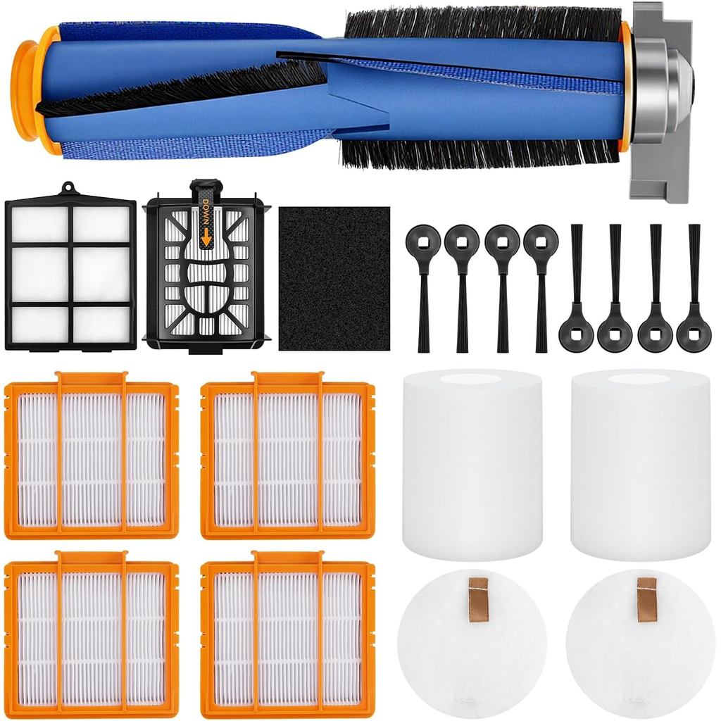 UR2650WS Pacote com 19 Peças de Reposição para Aspirador Robô Shark Matrix Plus 2 em 1, Inclui Escova Principal, Filtro