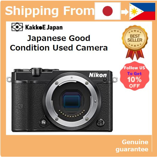 Câmera Digital Mirrorless Nikon 1 J5 Corpo Preto J5BK Pre-loved (Usada Japão) - Câmera Compacta de Lente Intercambiável com Sensor CX de 20.8MP, Gravação de Vídeo 4K, Wi-Fi e NFC, Tela Inclinável para Vlogging e Selfies, Design Elegante e Portátil
