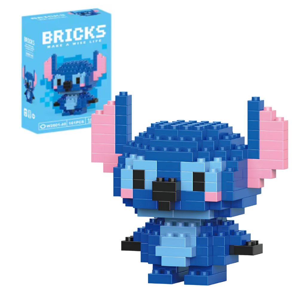 Mini Blocos de Montar Personagens
