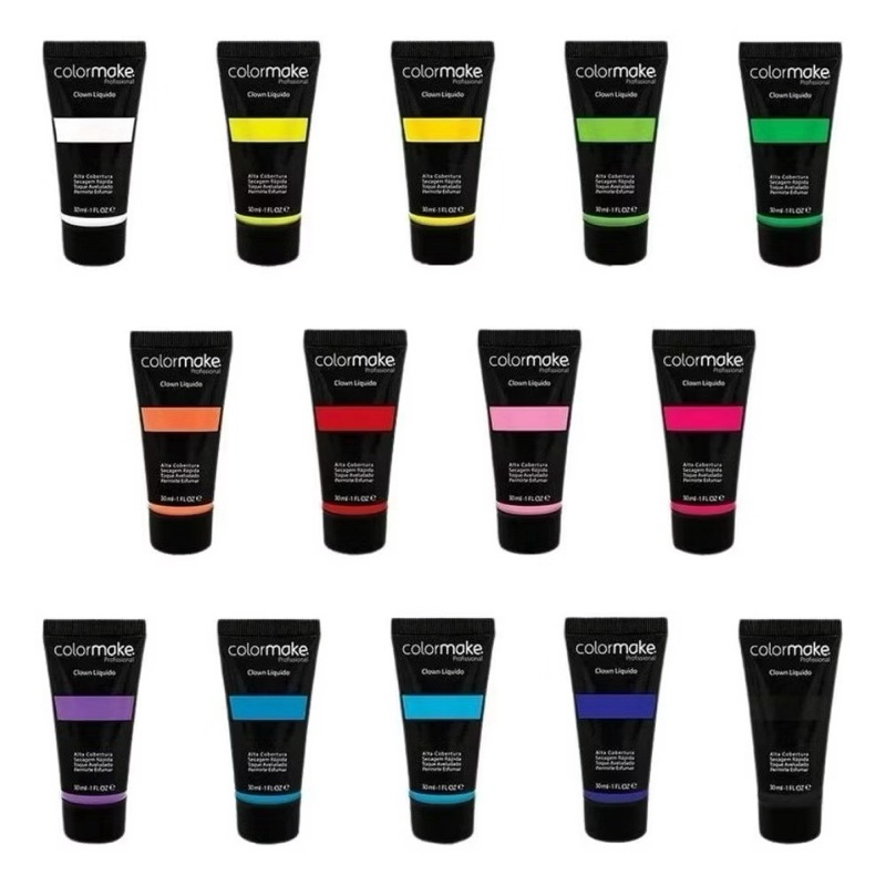 Maquiagem Clown Líquido Colormake Profissional 30ml