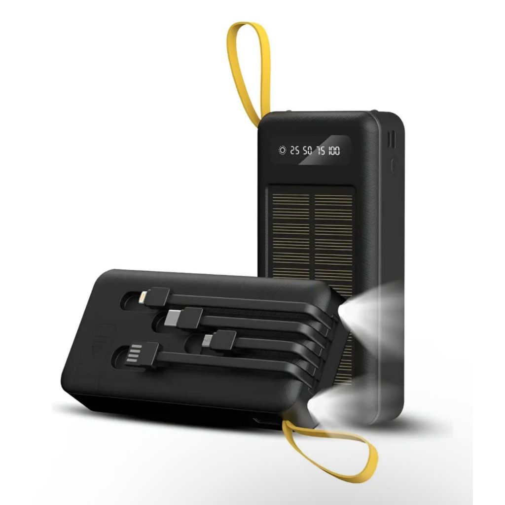 Carregador portátil solar It-Blue MAX-0540 20.000mAh display digital LED