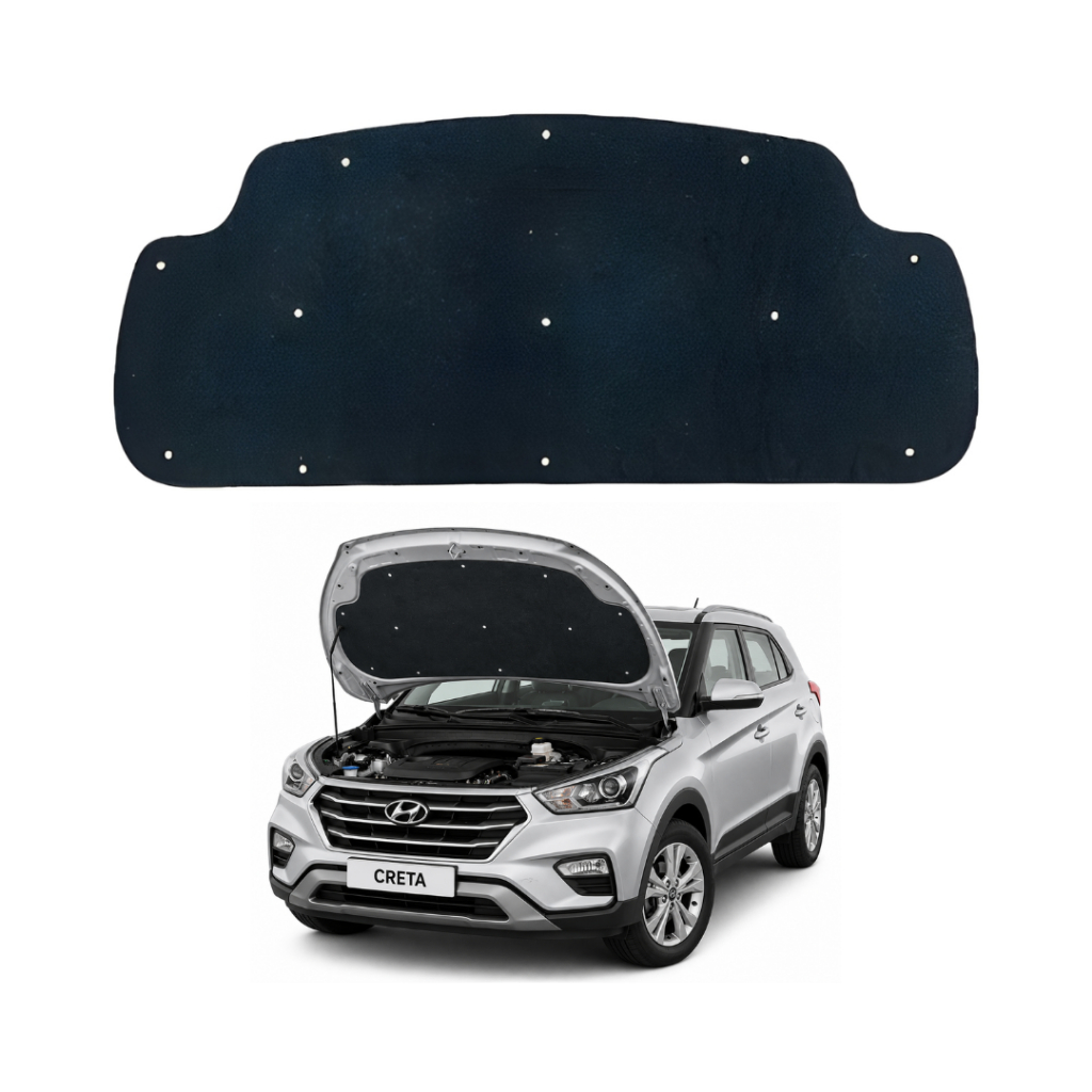 Forro Capô Hyundai Creta 2017 2018 2019 Grud forração manta termoacústica capu capuz capus