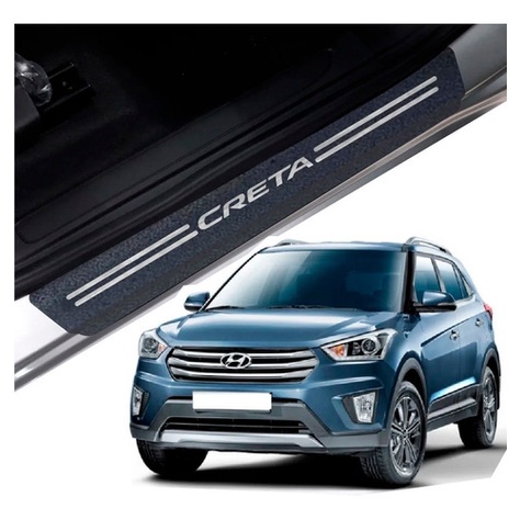 Soleira 8 Peças Hyundai Creta 2016 2017 2018 2019 2020 2021
