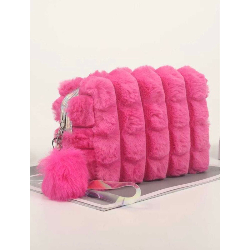 Necessaire Feminina Estojo Escolar  Penteadeira Higiene Pessoal Básico Elegante Decoração Ziper Alça Lateral Mão Grande  Organizadora Escova MaquiagemRosa Chaveiro Bolsa Preto Estiloso Tendência Garrafa da Água Verd Faculdade Papelaria Branco Mala Médio