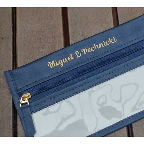 Necessaire personalizada higiene bucal, maquiagem, pinceis, escova, viagem