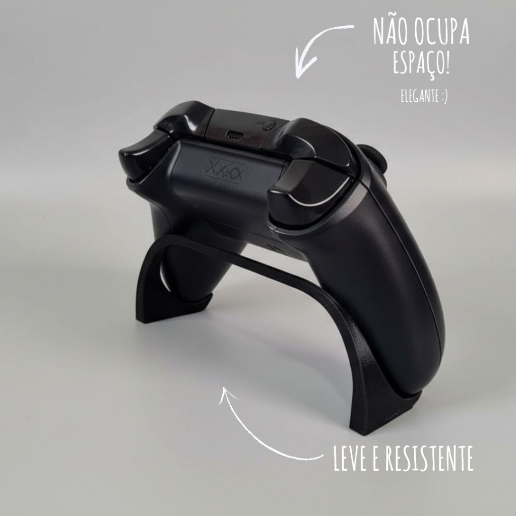 kit 2 Suportes minimalistas Para Controle Xbox – Decoração Gamer Moderna