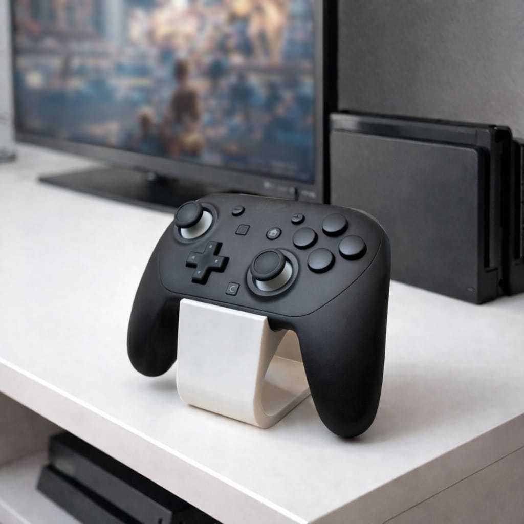 Suporte Controle Gamer de Mesa Universal, Design Moderno, Diversas Cores 3D