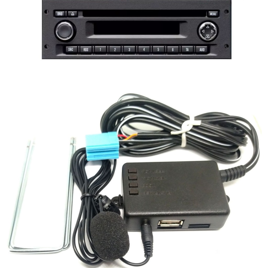 Bluetooth do Rádio Mp88 Scania Pendrive USB música chamadas comandos no próprio adaptador