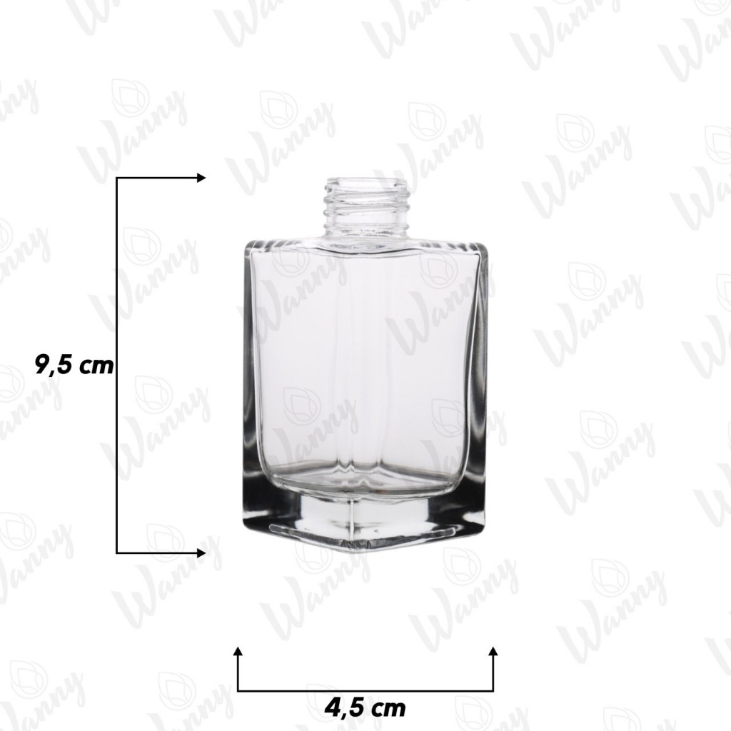 Vidro 80ml Square G.28
