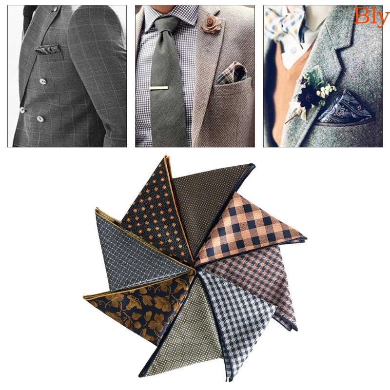 Bly Tartan Pocket Square Para Viagens Esportivas , Trabalho , Noivos , Casamentos , Baile