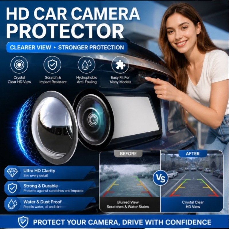 【Resistente à Água】360 Reverse Camera Lens Protector / Car Camera Cover / Proteção de Câmera/Carro/Anti-Risco