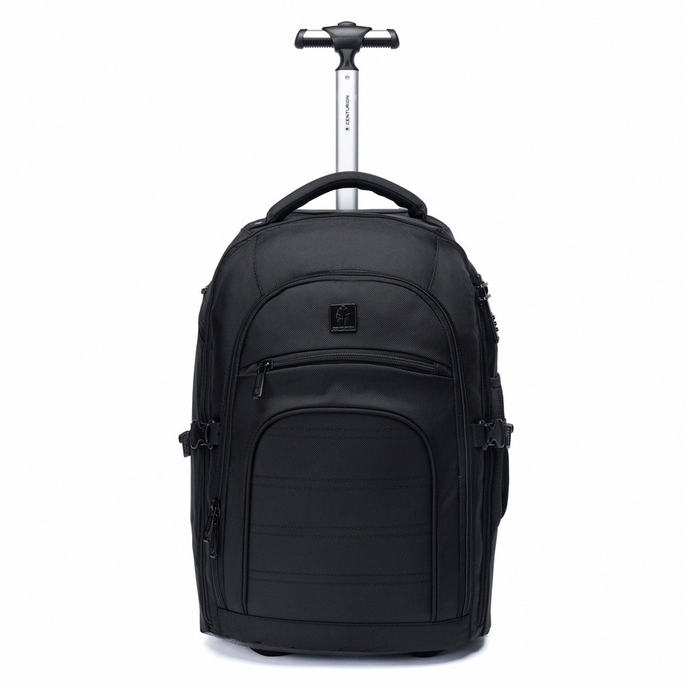 Mochila Com Rodinhas Centurion Executiva Grande Resistente Trabalho Moderna