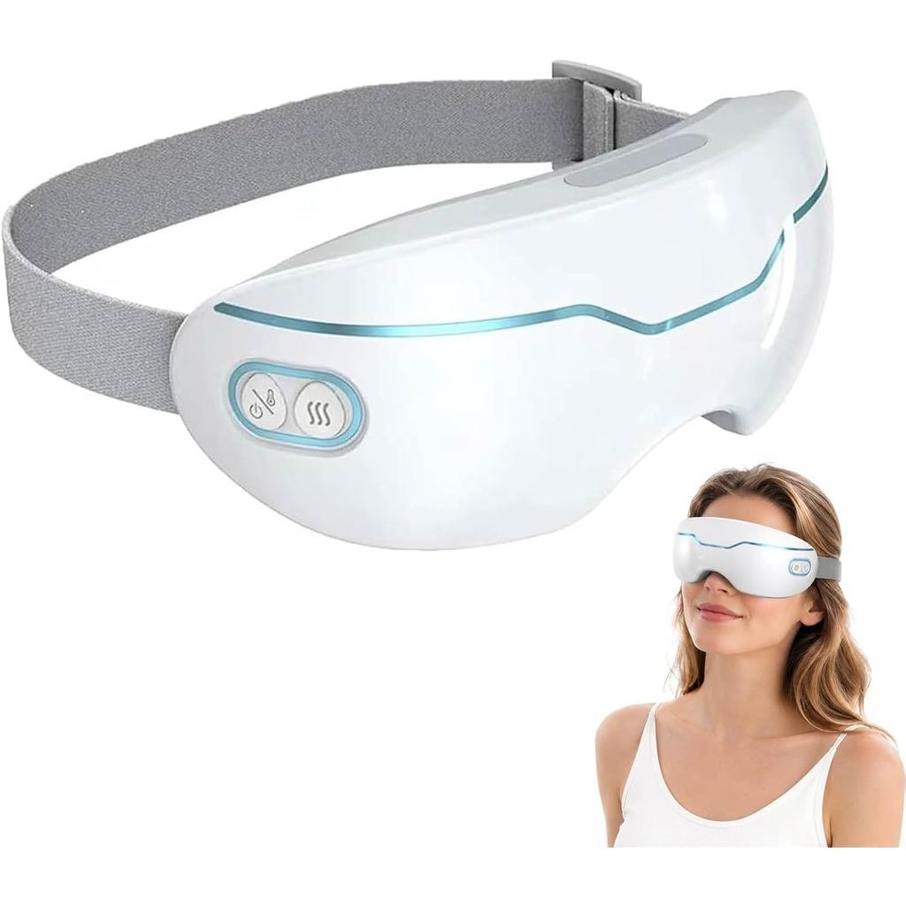 Máscara de Olhos a Vapor Steam Eye Pro para Olhos Secos, Vaporizador de Olhos Ajustável com Calor e Névoa Nano, Máscara