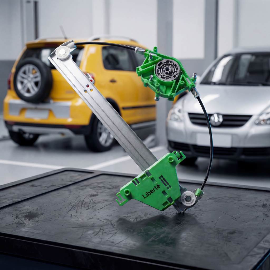 Máquina Vidro Traseira Motorista Fox Space Cross Motor Orig