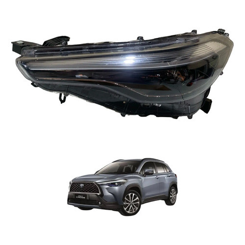 Farol Esquerdo Full Led Toyota Corolla Cross 2021 A 2024 Esquerdo/motorista